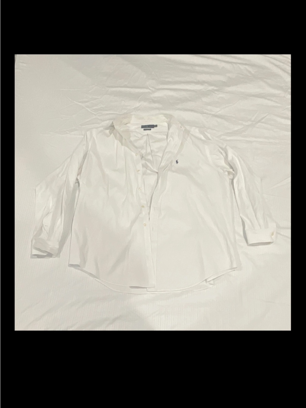 Ralph Lauren White Classic Fit Dress Shirt